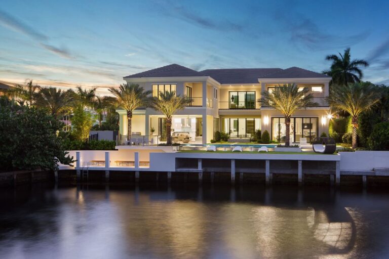 Modern Coastal-inspired Maya Palm Drive Home in Boca Raton, Florida