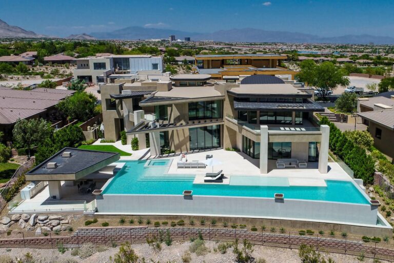 Spectacular Painted Feather Way Home in Las Vegas by Growth Luxury Homes