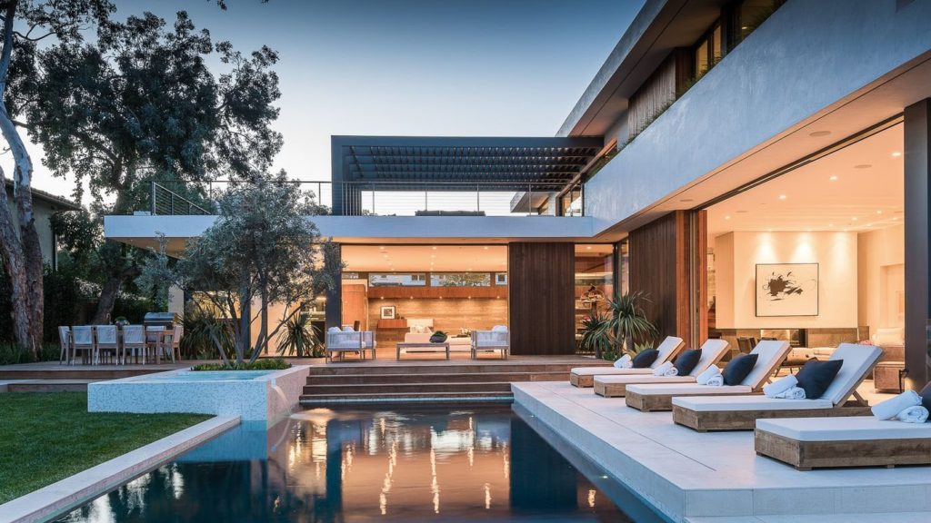 Palisades Riviera Modern Home, luxury houses