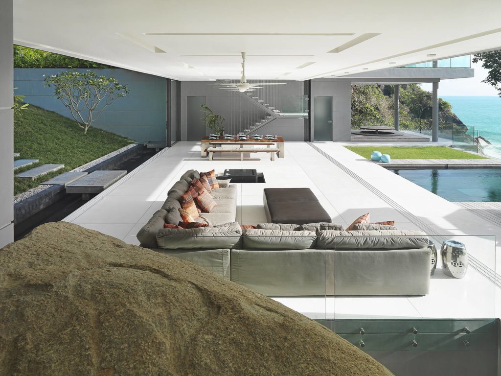 Amazing Seacliff Villa Amanzi in Phuket, Thailand by Architect Firm Original Vision Studio, luxury houses