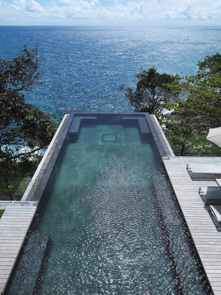 Amazing Seacliff Villa Amanzi in Phuket, Thailand by Architect Firm Original Vision Studio, luxury houses