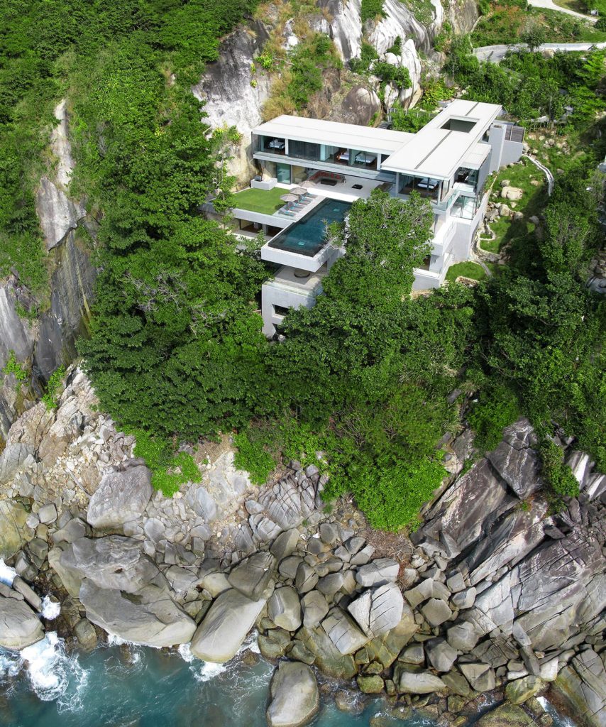 Amazing Seacliff Villa Amanzi in Phuket, Thailand by Architect Firm Original Vision Studio, luxury houses