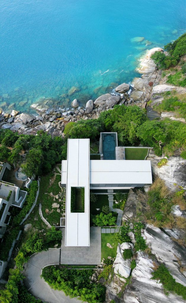 Amazing Seacliff Villa Amanzi in Phuket, Thailand by Architect Firm Original Vision Studio, luxury houses