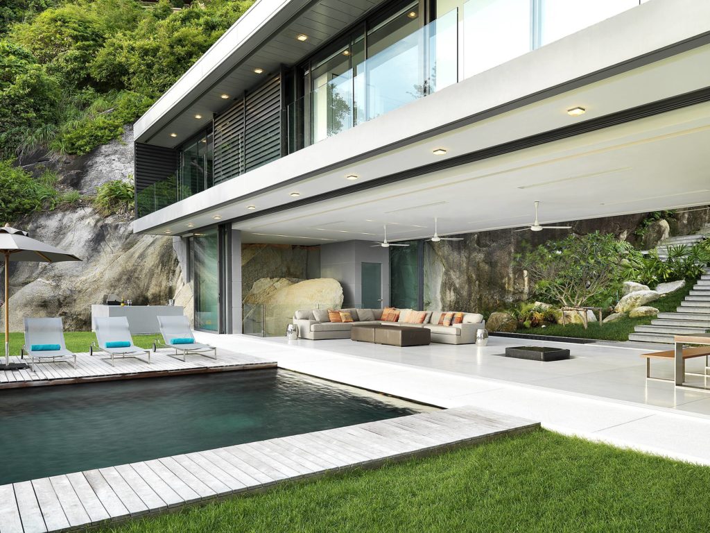 Amazing Seacliff Villa Amanzi in Phuket, Thailand by Architect Firm Original Vision Studio, luxury houses