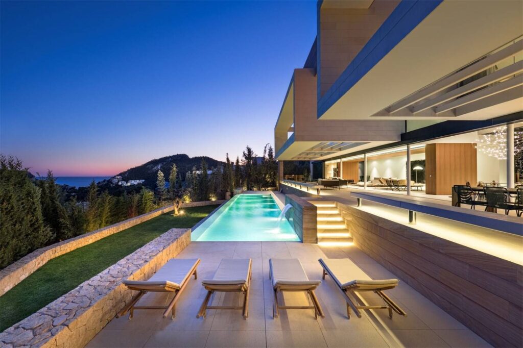 luxury house, Modern Villa with Sea Views