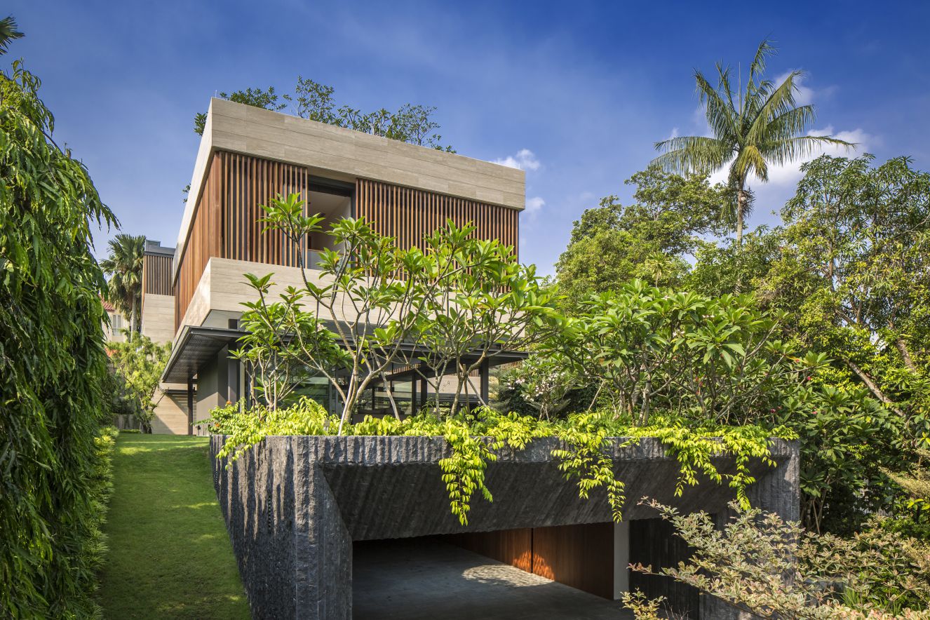 Secret Garden Modern House  in Singapore by Wallflower Architecture + Design