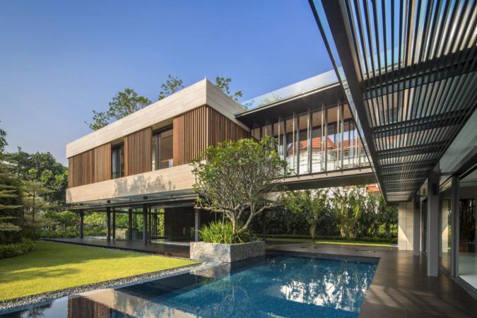 Secret Garden Modern House in Singapore by Wallflower Architecture...