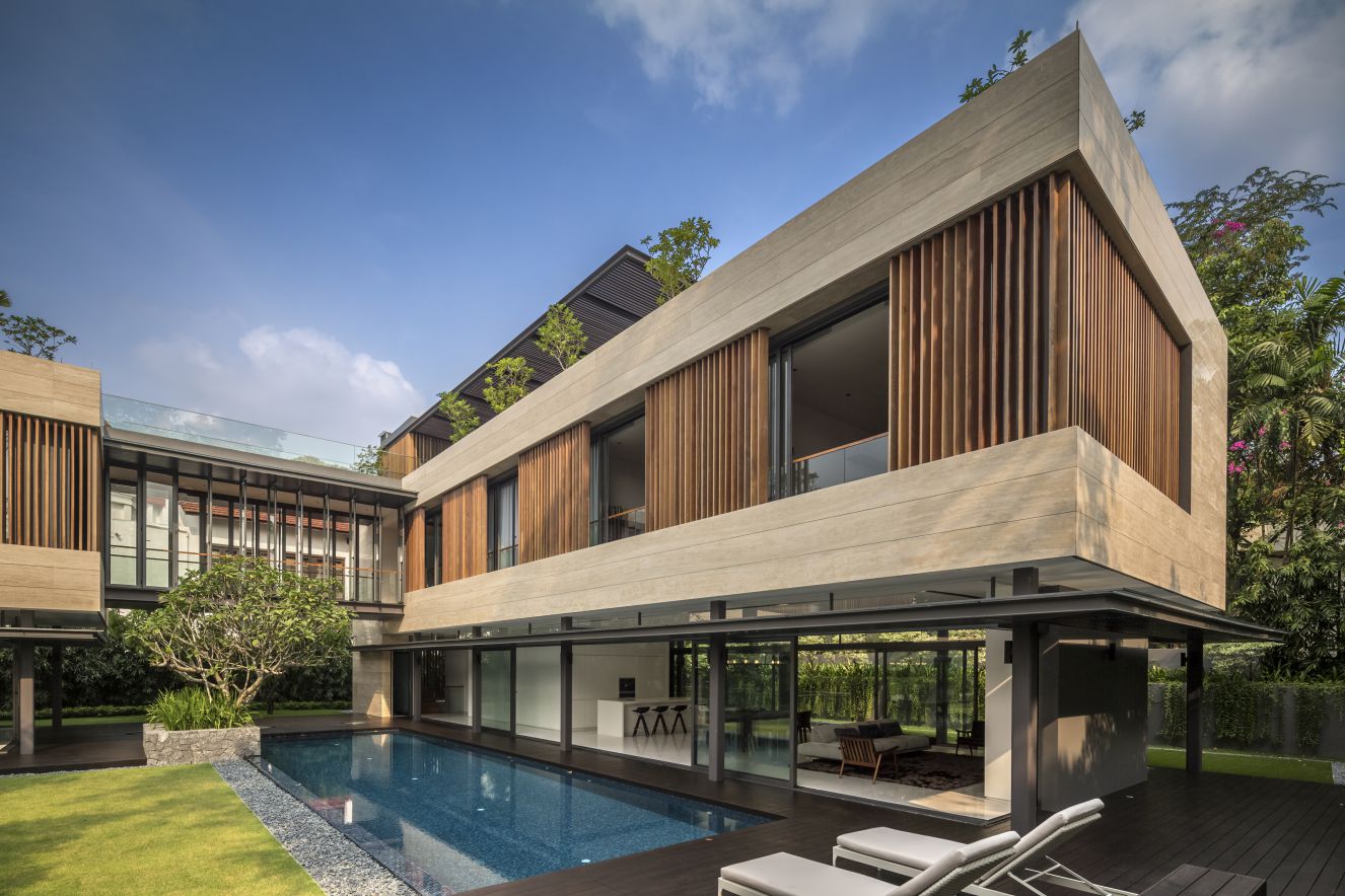 Secret Garden Modern House  in Singapore by Wallflower Architecture + Design