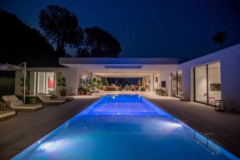 $29,500,000 Beverly Hills Modern Masterpiece with Beautiful City Views