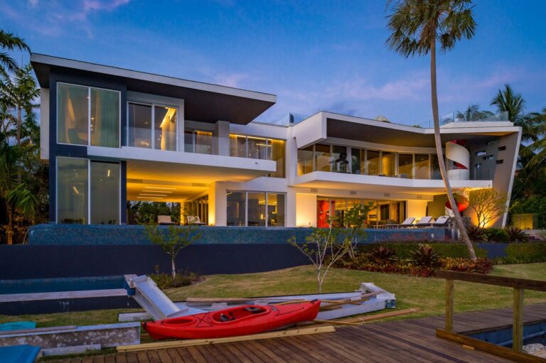 A Modern Mansion on exclusive Hibiscus Island Listed for $28,800,000