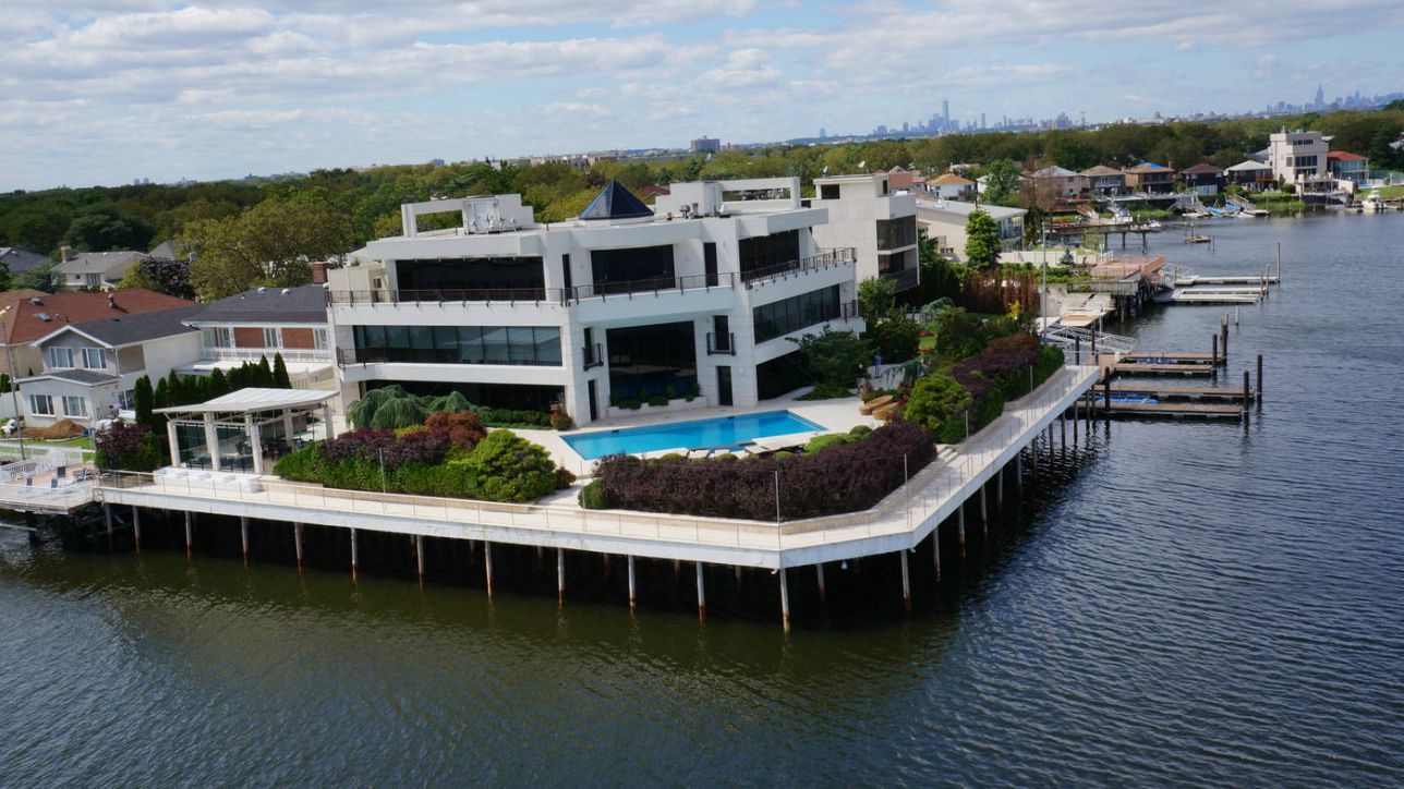 Image showcasing Tour of An Incredible Waterfront Mansion in Brooklyn, New York