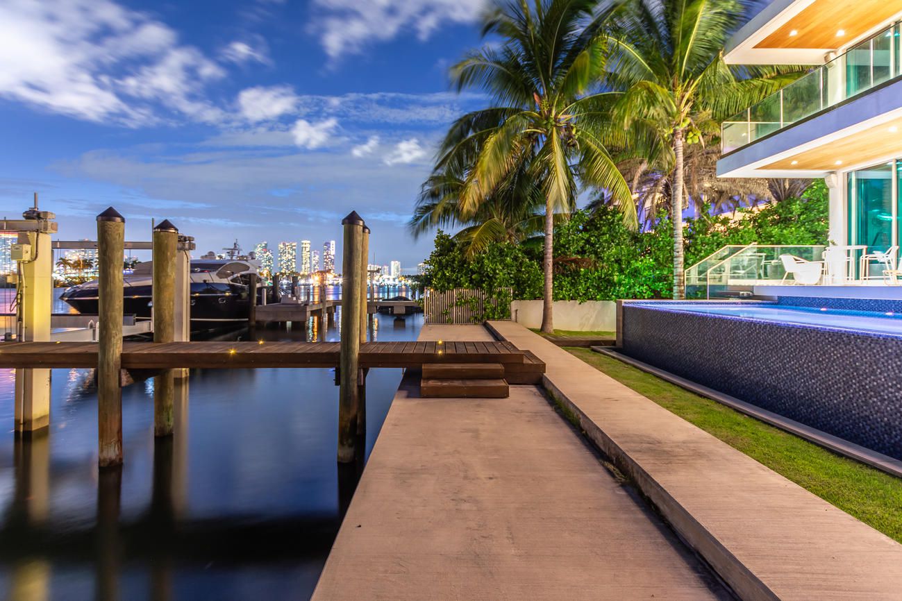 A Trophy Home on Miami Beach's Exclusive Palm Island