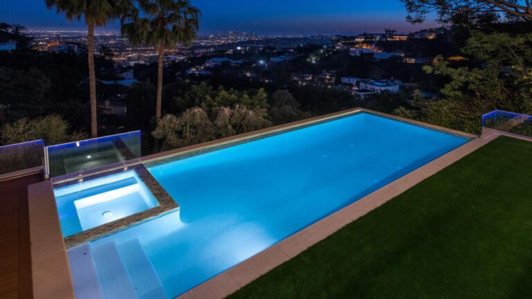 Tour of Hollywood Hillside Contemporary With Unobstructed Pacific Ocean Views