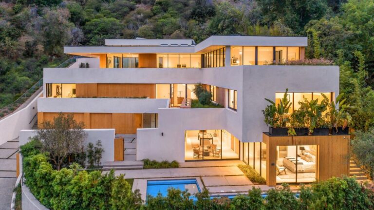 New Hollywood Hills Organic Modern Estate Listed for $7,995,000 after price change