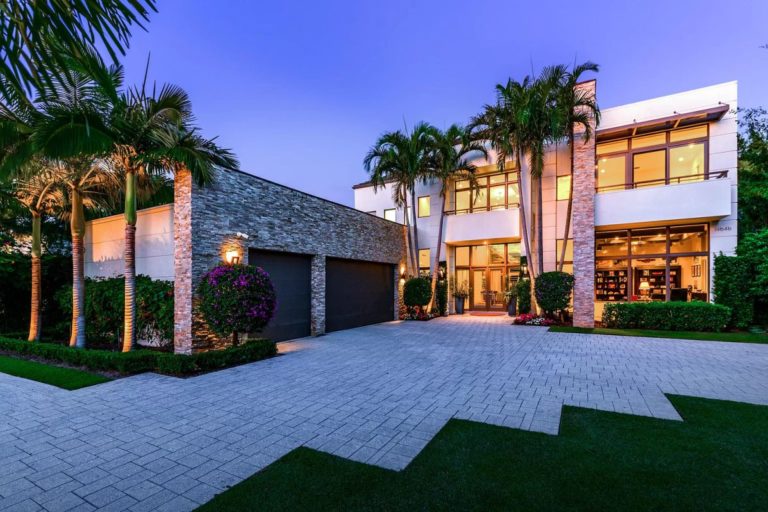 Palm Beach Gardens Custom Waterfront Estate Listed for $6,950,000