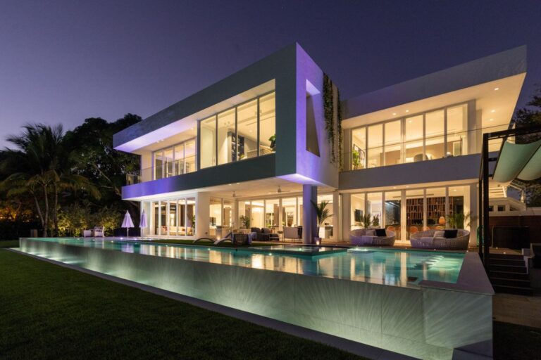 $14.9 Million Miami Waterfront Mansion in Bay Point