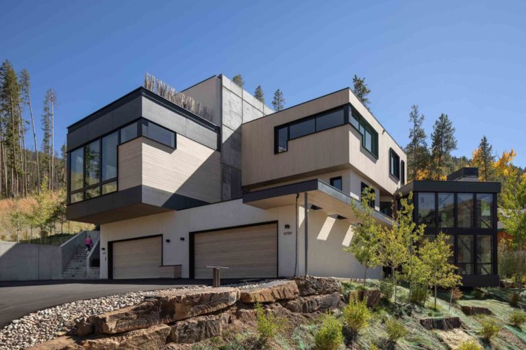 Vail Modern Mountain Home in Colorado by Brandon Architects