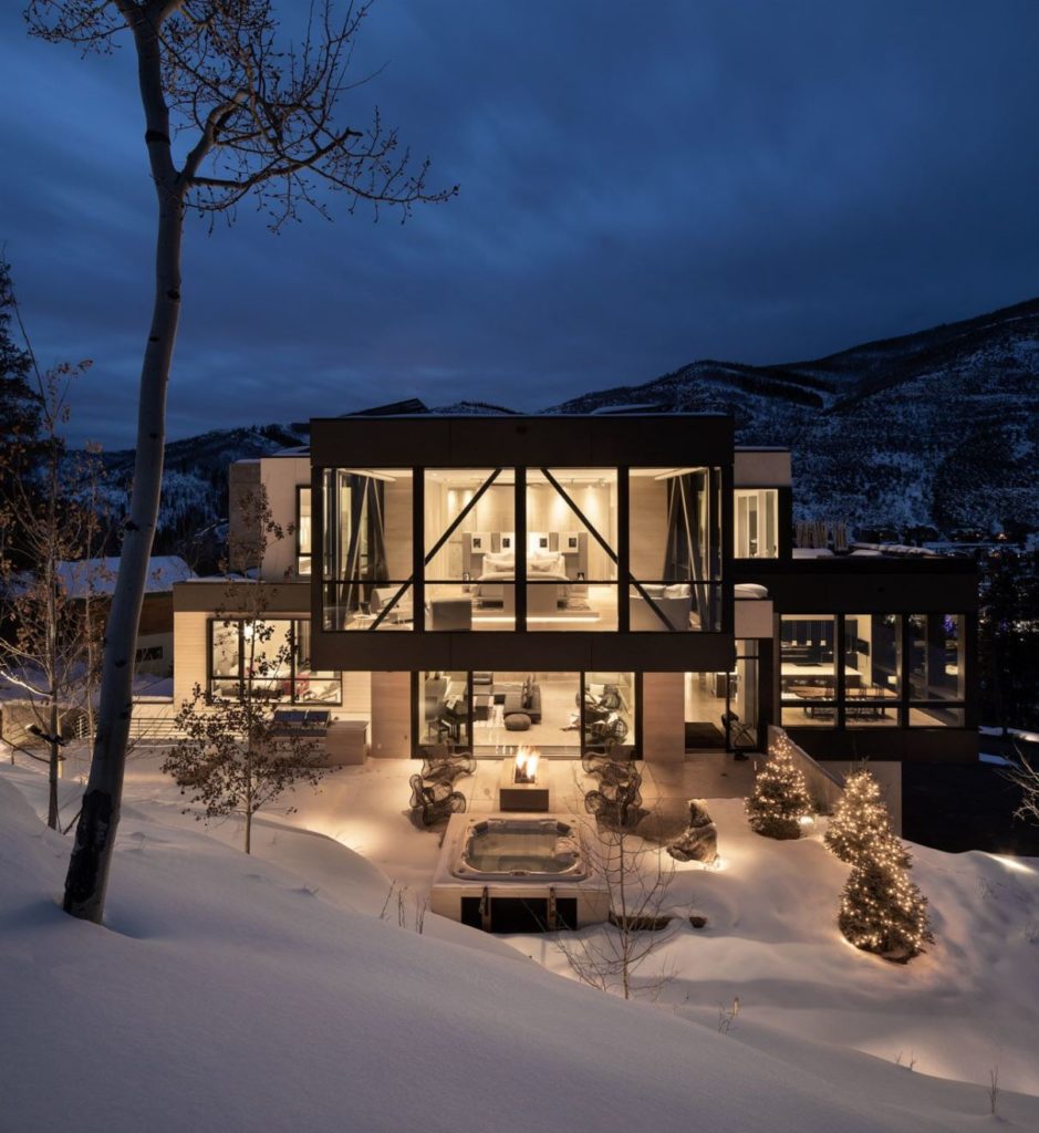 mountain modern home