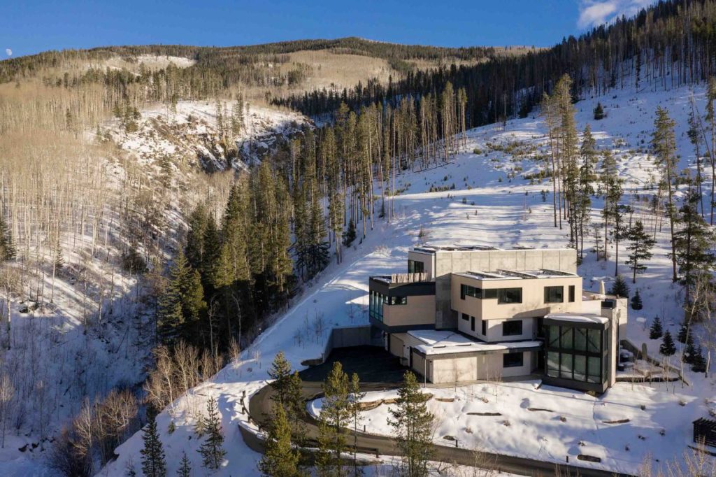 mountain modern home