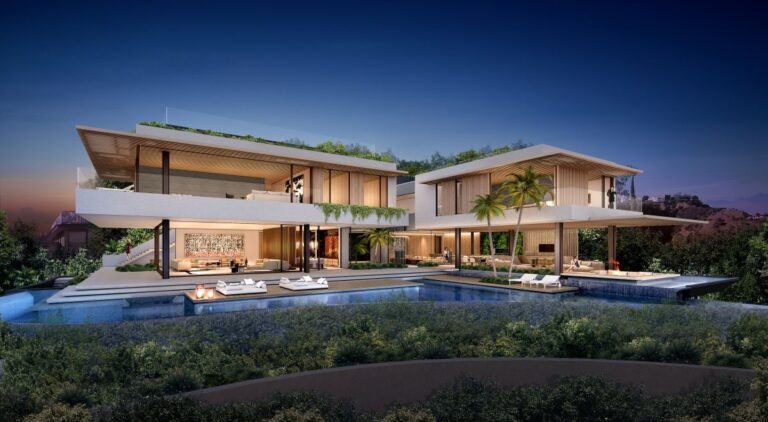Hillside Avenue Modern Mansion Conceptual Design by SAOTA