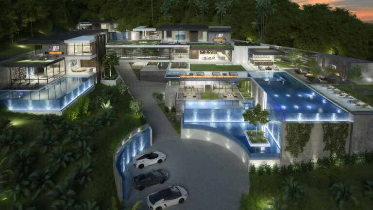 1230-1250 La Collina Modern Mansion Concept by IR Architects