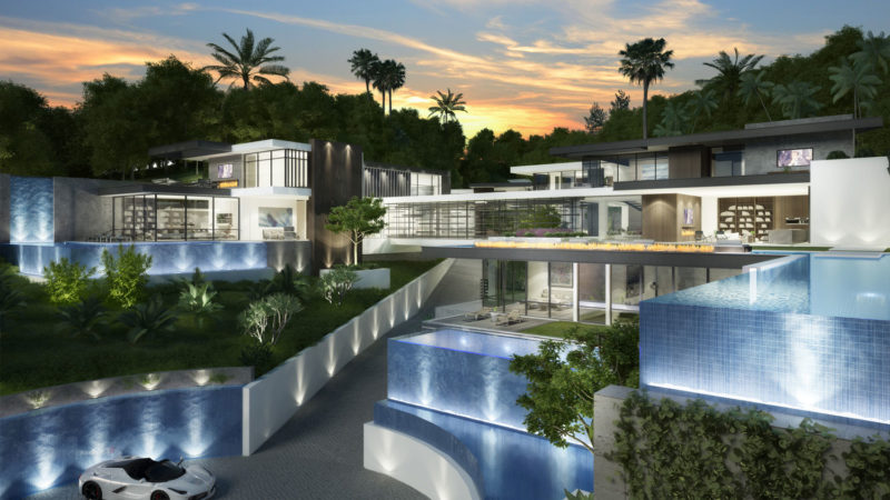 1230-1250 La Collina Modern Mansion Concept By IR Architects