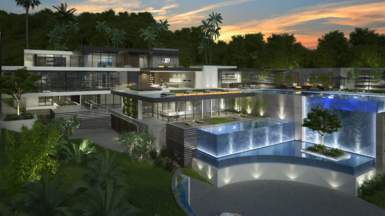 1230-1250 La Collina Modern Mansion Concept by IR Architects