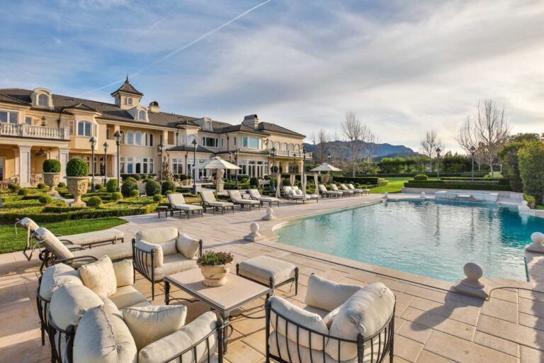 Stunning French Formal Estate on Over 20 Acres in Thousand Oaks, California