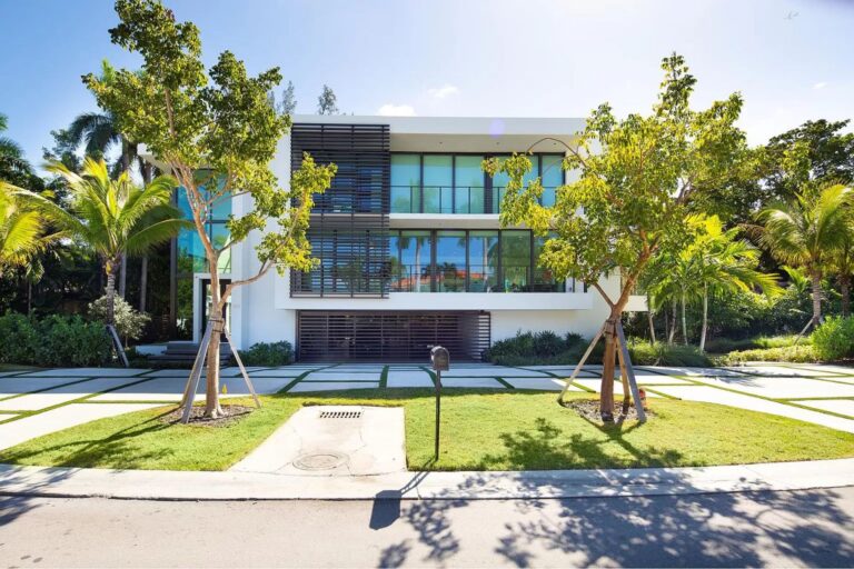Sleek Hibiscus Island Modern Home on the Market for $6.3 Million