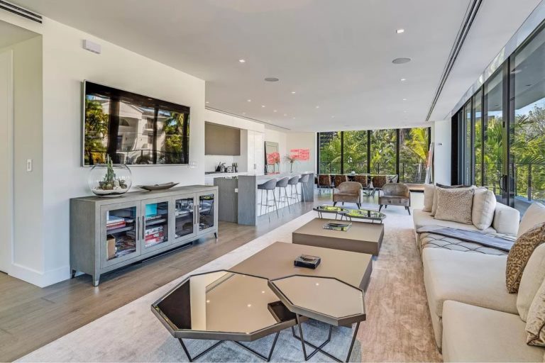 Sleek Hibiscus Island Modern Home on the Market for $6.3 Million