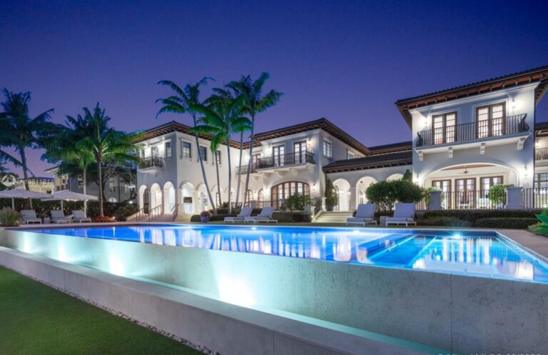 Luxurious Palladian Waterfront Villa in Coral Gables listed for $21.9 Million