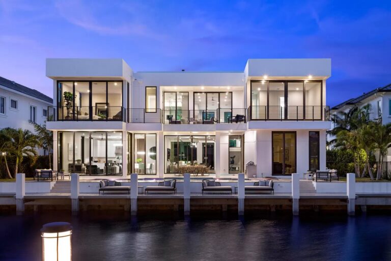 Boca Raton Mid-Century Modern-inspired Deepwater Estate listed for $6 Million