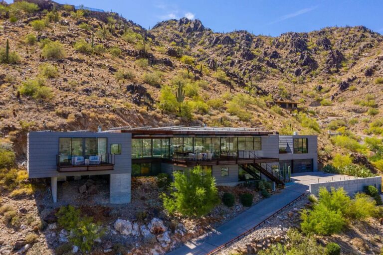 Paradise Valley's Clearwater Concrete Home for Sale at $5.3 Million