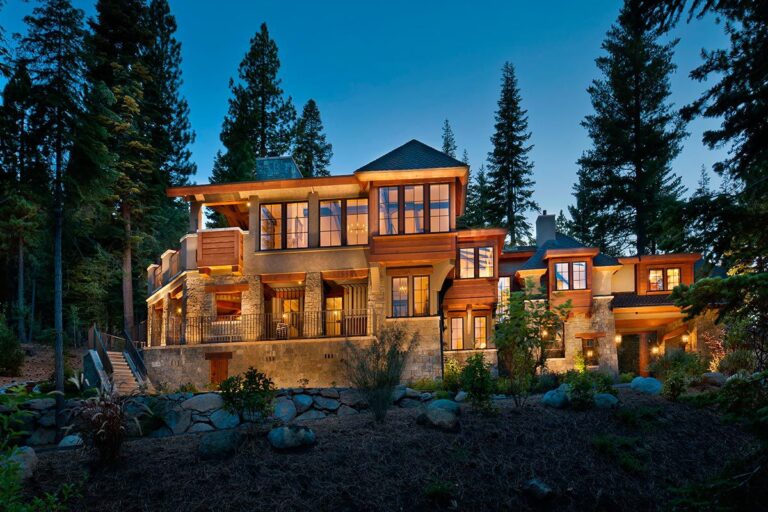 A Beautifully Landscaped Estate with Amazing Views of The Carson Mountain Range in Truckee, California
