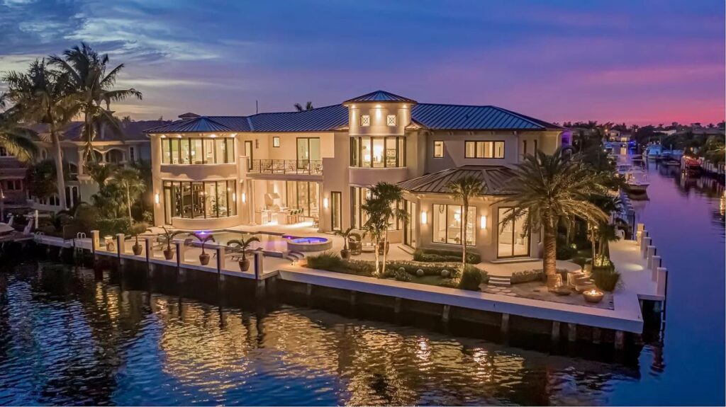 The Widmer Harbour Estate in Boca Raton, florida