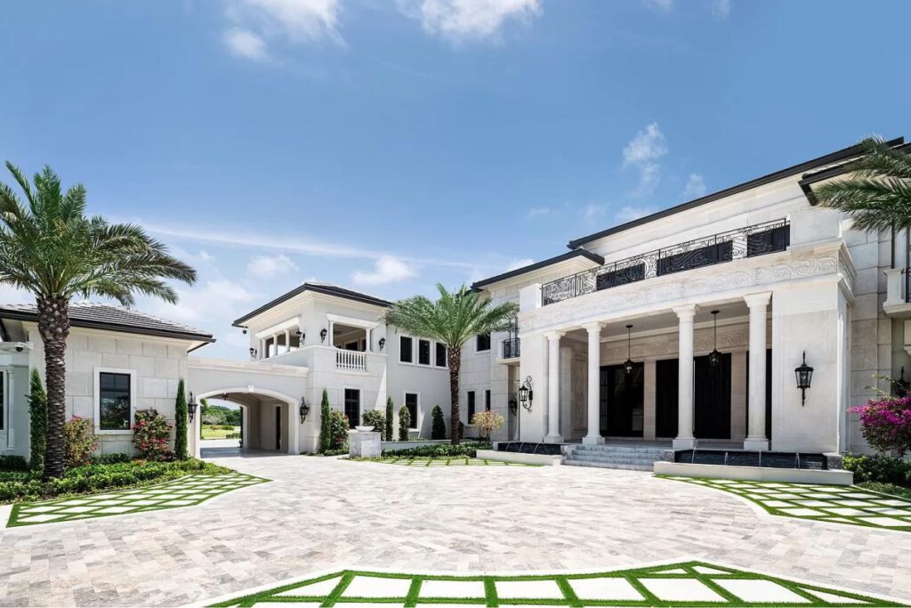 Sophisticated Rockybrook Estate in Delray Beach, modern home, florida