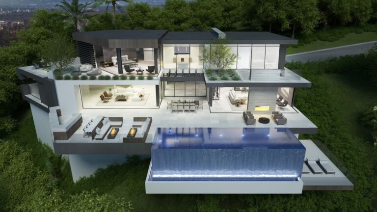Beverly Crest Modern Home Design Concept by IR Architects