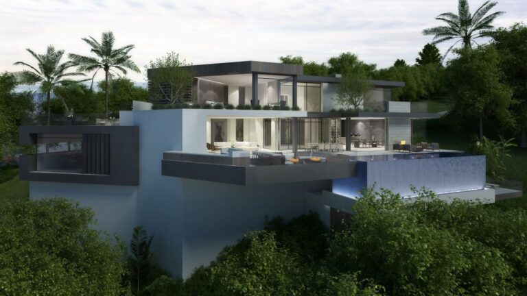 Beverly Crest Modern Home Design Concept by IR Architects