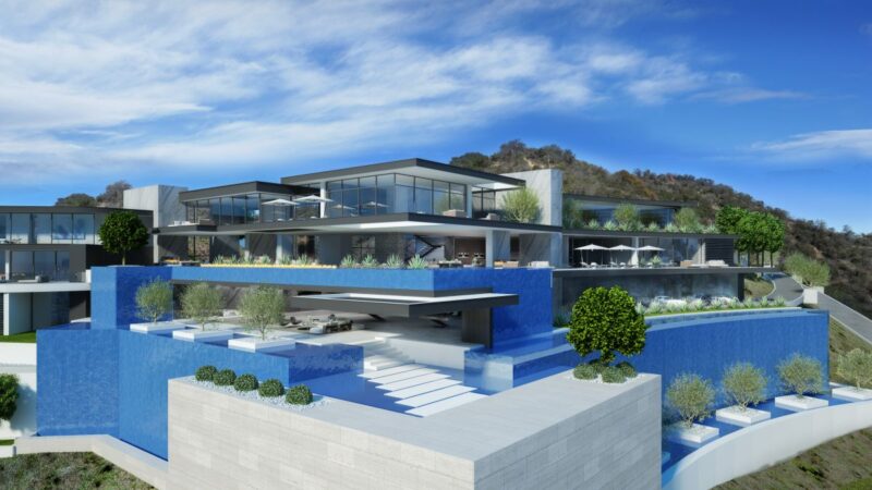 Beverly Hills Cedarbrook Modern Mansion Concept By IR Architects