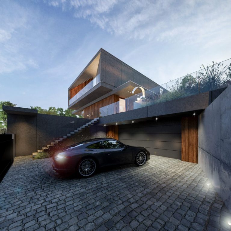 Budapest BB Villa Design Concept by Toth Project