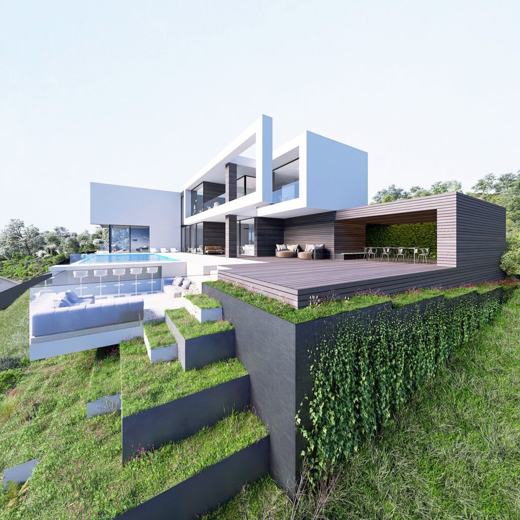 House in Limassol, Design Concept,Alexander Zhidkov Architect 