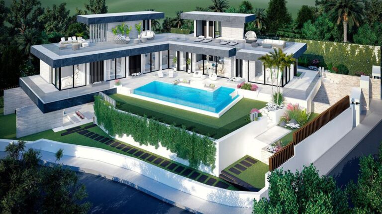 Design Concept for €1.8 Million Benahavis Modern Villa