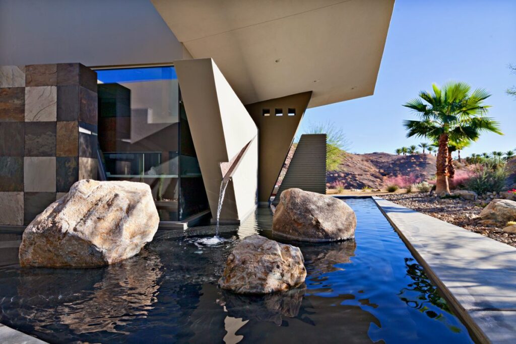 Mirada Modern Desert House in Rancho Mirage by Brian Foster Designs