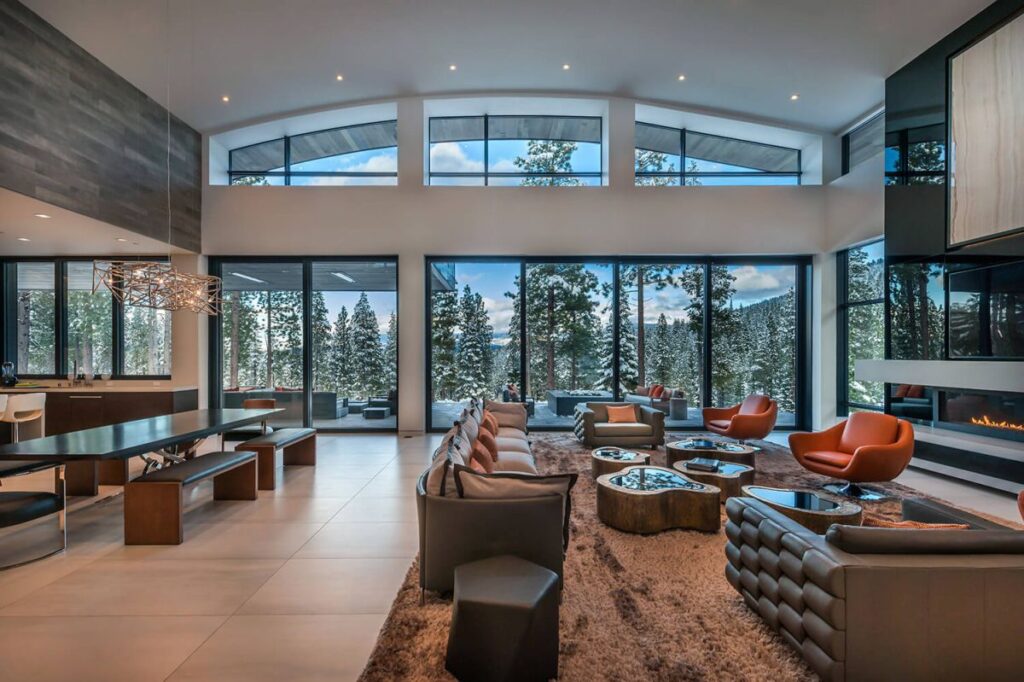 Sinuous Dwelling Residence, tahoe, chalet, Ward Young Architecture