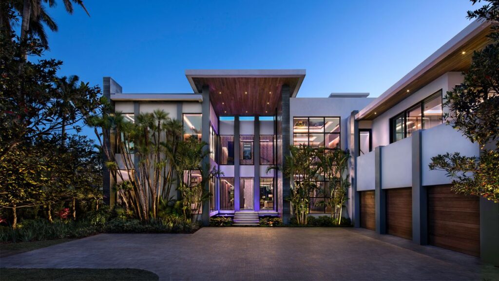 Sunset Island Modern Home in Miami Beach by Kobi Karp Architecture and Interior Design