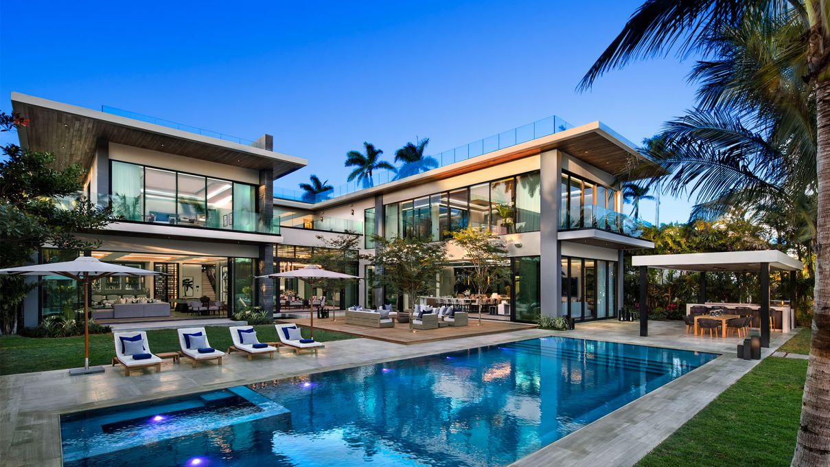 Sunset Island Modern Home In Miami Beach By Kobi Karp Architecture