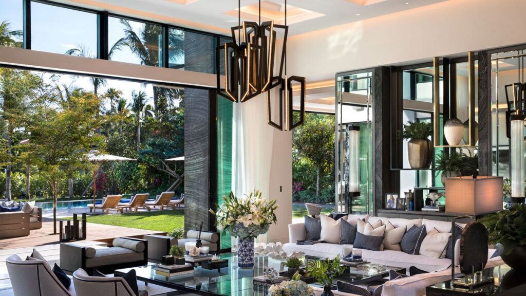 Sunset Island Modern Home in Miami Beach by Kobi Karp Architecture and Interior Design