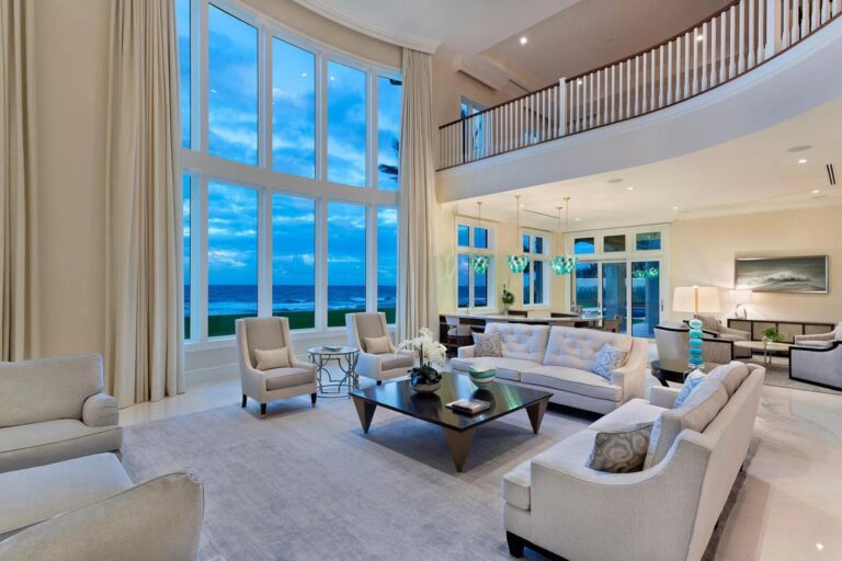 1040 South Ocean Boulevard – Sublime Lantana Seaside Masterpiece for Sale $35 Million