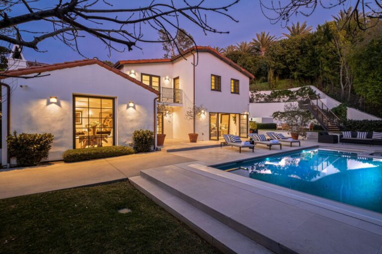 Spanish Contemporary Estate in Beverly Hills for Sale at $7.8 Million