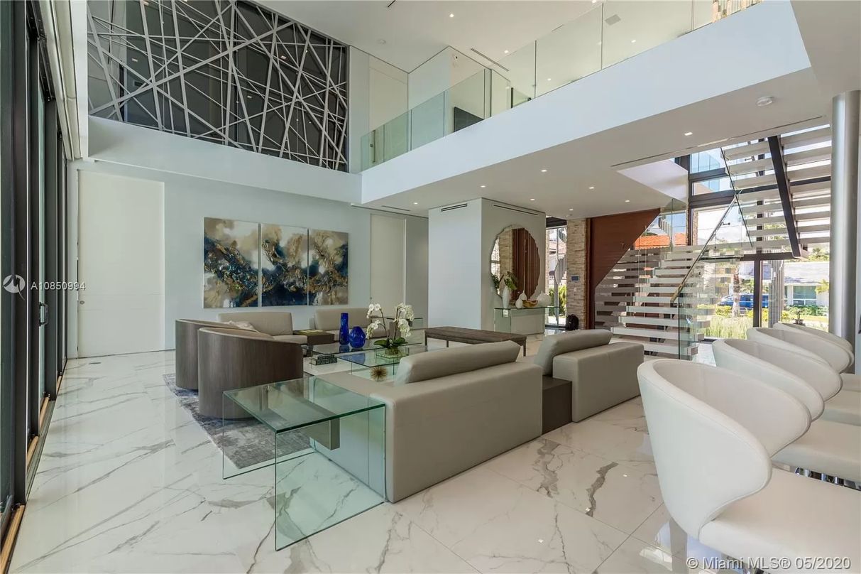 North Miami Beach Ultra Modern Waterfront Home lists for $4.9 Million